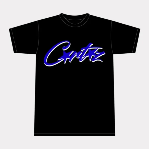 Camiseta Corteiz Allstarz Negro/Azul