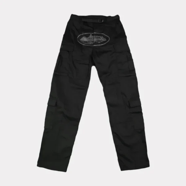 Corteiz Guerillaz Cargos Triple Negro