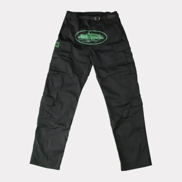 Corteiz Mula Guerillaz Cargos Negro/Verde