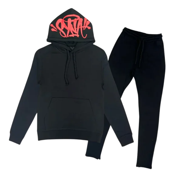 Synaworld Tracksuit - Black/Red