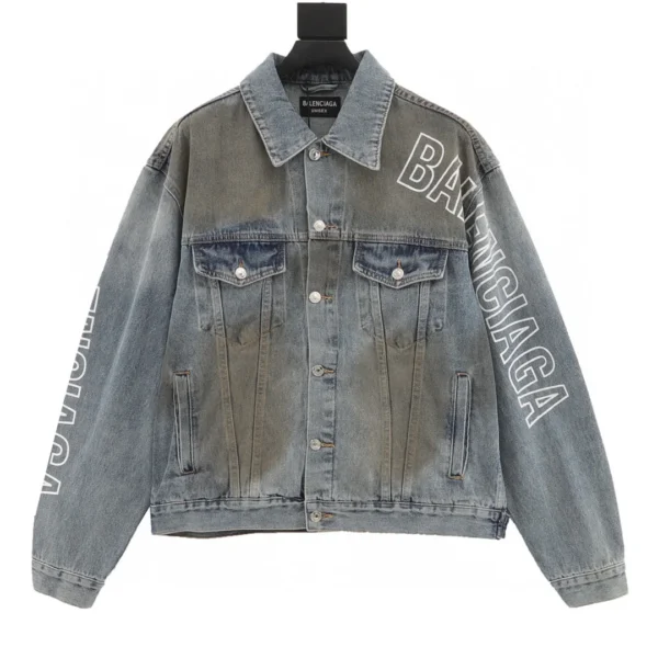 Balenciaga Dirty Denim Jacket
