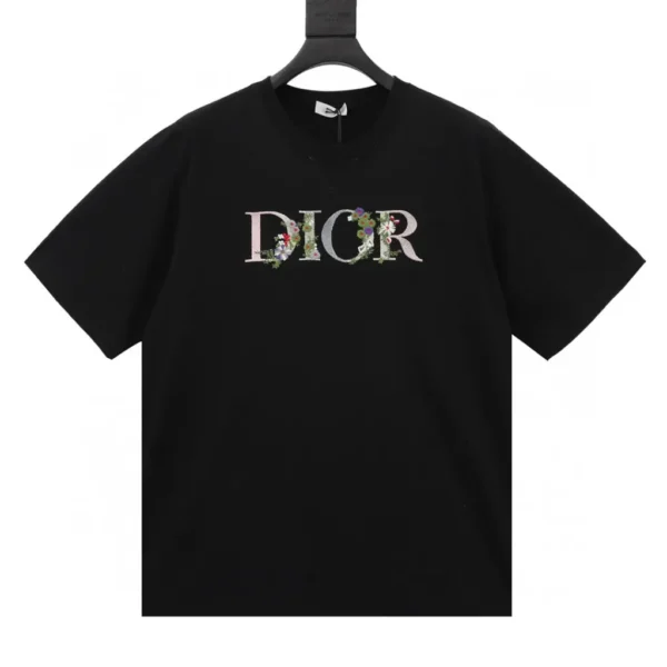 Christian Dior T-Shirt Blurred Paint Logo